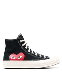 Comme Des Garcons Play Comme Des Garons Play Chuck Taylor High Top Sneakers