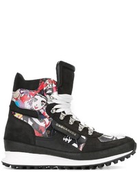 DSQUARED2 Dean Goes Hiking Hi Top Sneakers