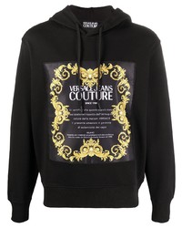 VERSACE JEANS COUTURE Baroque Logo Printed Hoodie