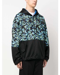 VERSACE JEANS COUTURE Baroque Pattern Hooded Jacket