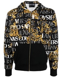 VERSACE JEANS COUTURE Baroque Pattern Print Hoodie