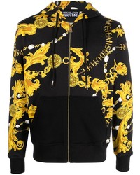 VERSACE JEANS COUTURE Baroque Print Hooded Jacket