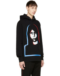 Givenchy Black Abstract Girl Hoodie