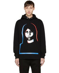 Givenchy Black Abstract Girl Hoodie