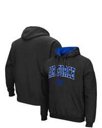 Colosseum Black Air Force Falcons Arch Logo 30 Pullover Hoodie
