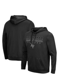 Colosseum Black Air Force Falcons Blackout 30 Pullover Hoodie At Nordstrom