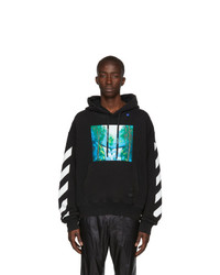 Off-White Black And Multicolor Waterfall Hoodie