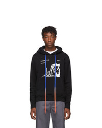 Off-White Black And White Ruined Factory Slim Hoodie