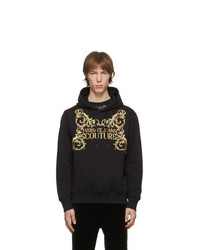 VERSACE JEANS COUTURE Black Baroque Hoodie