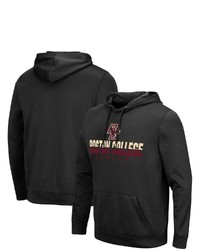 Colosseum Black Boston College Eagles Lantern Pullover Hoodie At Nordstrom