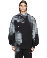 A-Cold-Wall* Black Brush Stroke Hoodie