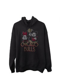 Junk Food Black Chicago Bulls Disney Mickey Minnie 202021 City Edition Pullover Hoodie At Nordstrom