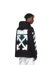 Off-White Black Dripping Arrows Hoodie