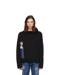 DSQUARED2 Black Dyed Mert And Marcus Hoodie