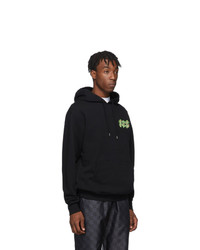 Sss World Corp Black Fire Dollar Hoodie