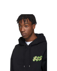 Sss World Corp Black Fire Dollar Hoodie