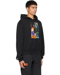 Heron Preston Black Fleece Split Graphic Hoodie