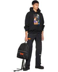 Heron Preston Black Fleece Split Graphic Hoodie