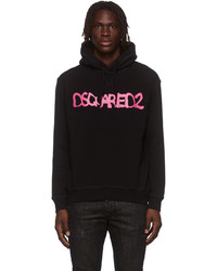 DSQUARED2 Black Fluo Hoodie