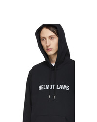 Helmut Lang Black Helmut Laws Hoodie