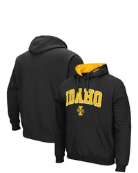 Colosseum Black Idaho Vandals Arch And Logo Pullover Hoodie