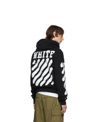 Off-White Black Incomplete Spray Paint Hoodie