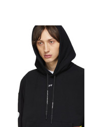 Off-White Black Incomplete Spray Paint Hoodie