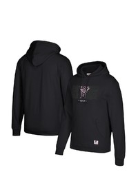 Mitchell & Ness Black Inter Miami Cf Jersey Hook Pullover Hoodie