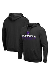 Colosseum Black Kansas State Wildcats Lantern Pullover Hoodie At Nordstrom