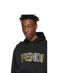 Fendi Black Logo Hoodie