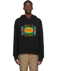 Gucci Black Logo Hoodie