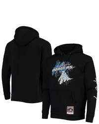 Mitchell & Ness Black Los Angeles Dodgers Hyper Hoops Pullover Hoodie At Nordstrom