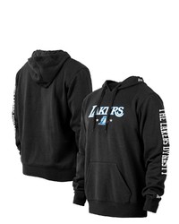 New Era Black Los Angeles Lakers 202122 City Edition Pullover Hoodie