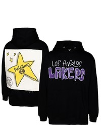 AFTER SCHOOL SPECIAL Black Los Angeles Lakers Applique Pullover Hoodie