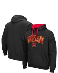 Colosseum Black Maryland Terrapins Big Tall Arch Logo 20 Pullover Hoodie