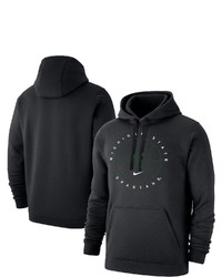Nike Black Michigan State Spartans Basketball Icon Club Fleece Pullover Hoodie At Nordstrom