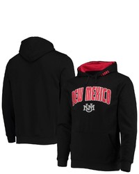 Colosseum Black New Mexico Lobos Arch And Logo Pullover Hoodie