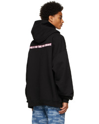Vetements Black No Time For Romance Hoodie