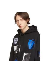 Raf Simons Black Patch Pictures Hoodie