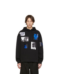 Raf Simons Black Patch Pictures Hoodie