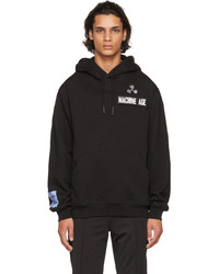 McQ Black Patch Relaxed Hoodie