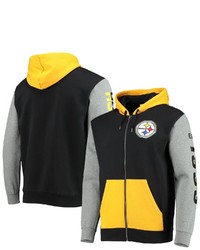 Mitchell & Ness Black Pittsburgh Ers Team Full Zip Hoodie Jacket At Nordstrom