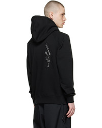 Soulland Black Poetic Collective Edition Organic Cotton Hoodie