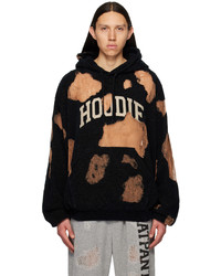 Doublet Black Ripped Off Hoodie