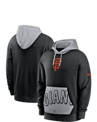 Nike Black San Francisco Giants Heritage Tri Blend Pullover Hoodie