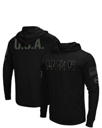 Colosseum Black Ucf Knights Oht Military Appreciation Hoodie Long Sleeve T Shirt At Nordstrom