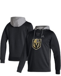 adidas Black Vegas Golden Knights Skate Lace Roready Pullover Hoodie