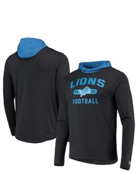 New Era Blackblue Detroit Lions Active Block Hoodie Long Sleeve T Shirt