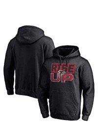 FANATICS Branded Black Atlanta Falcons Hometown Collection Rise Up Pullover Hoodie