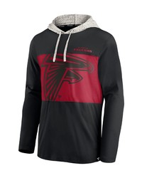 FANATICS Branded Black Atlanta Falcons Long Sleeve Hoodie T Shirt